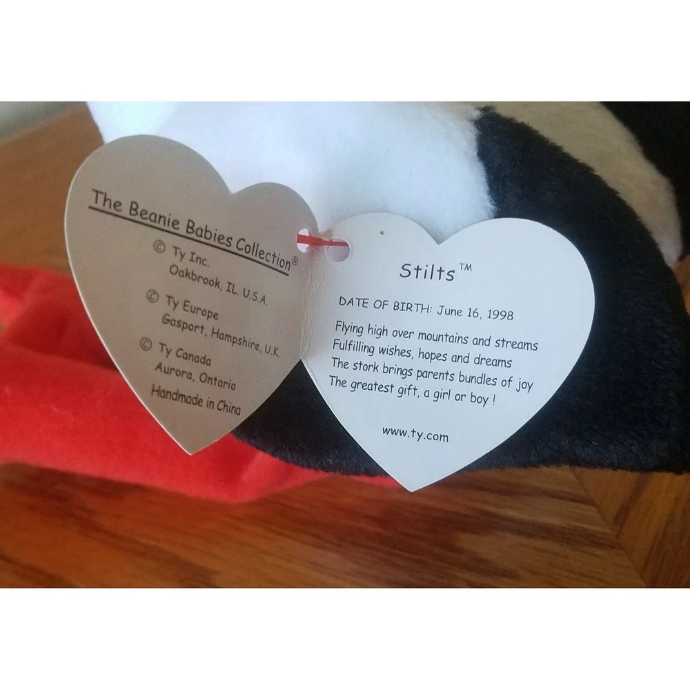 Ty Beanie Babies - Stilts the Stork (1999)